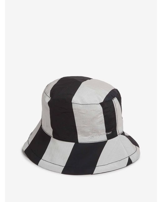 Jacquemus White Baluchon Bucket Hat