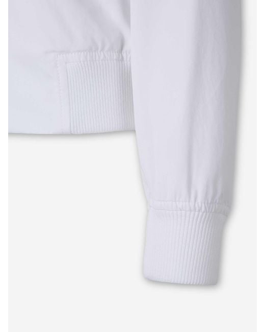 Bottega Veneta White Lightweight Cotton Jacket