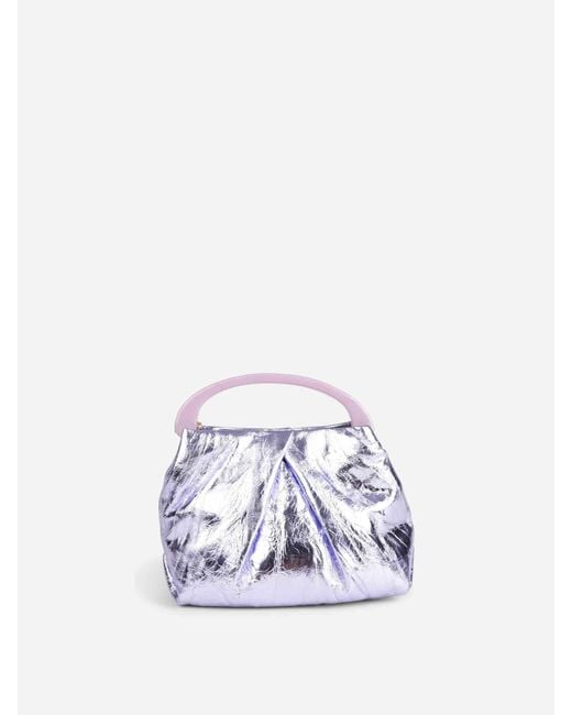 Sac À Main Plissé Dries Van Noten en coloris White