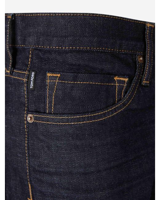 Tom Ford Blue Slim Jeans for men