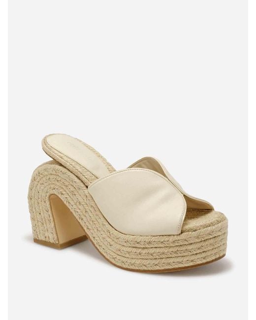 Cult Gaia Natural Phoebe Platform Sandal