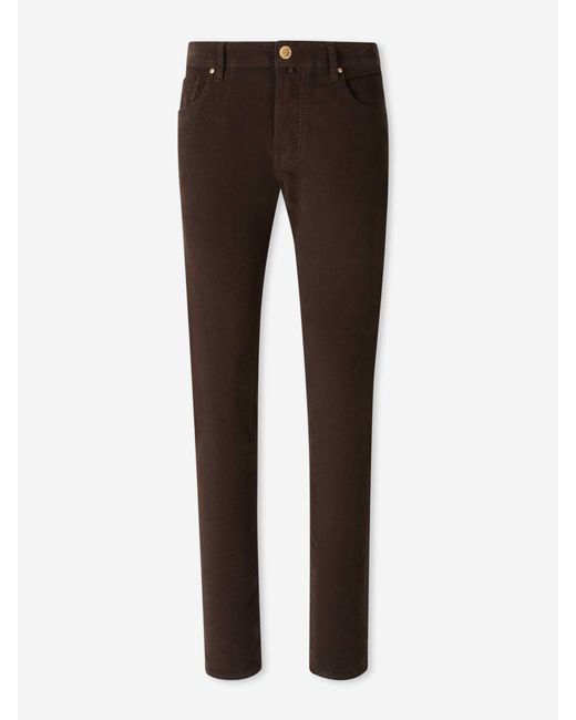 Jacob Cohen Brown Bard Straight Jeans for men