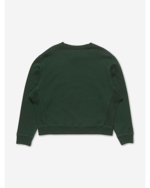Acne Green Crew Neck Sweatshirt for men