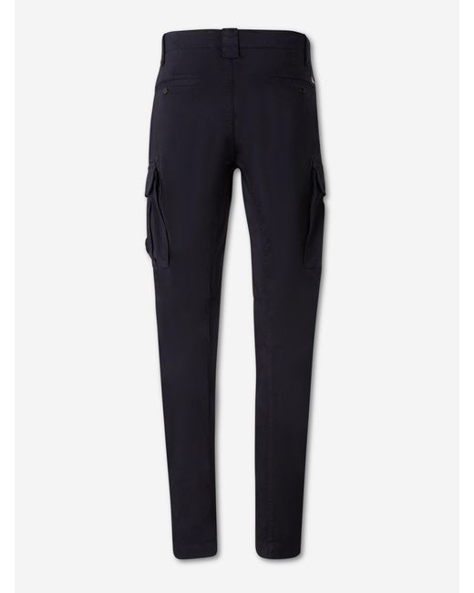 C P Company Blue Slim Cargo Pants for men
