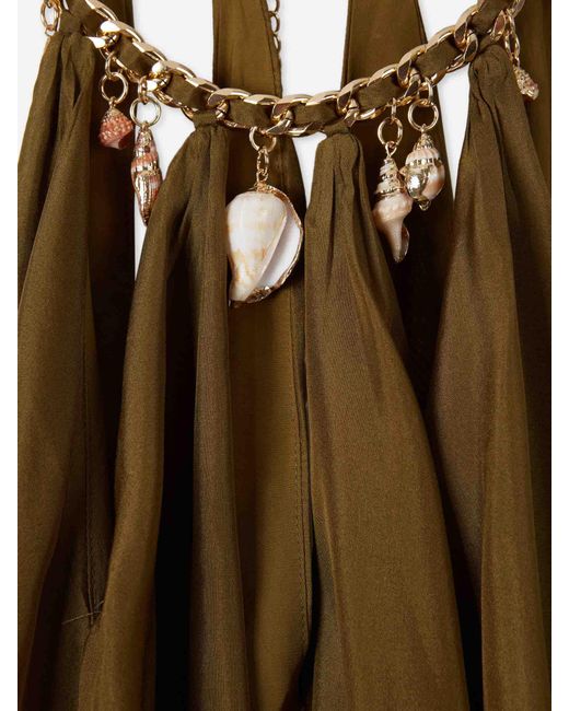 Zimmermann Natural Halter Neck Blouse