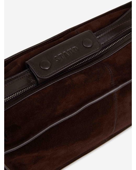 Staud Brown Harold Suede Bag
