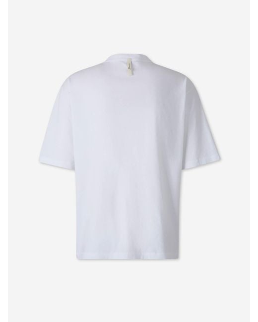 Jacquemus White Short Sleeve T-Shirt for men