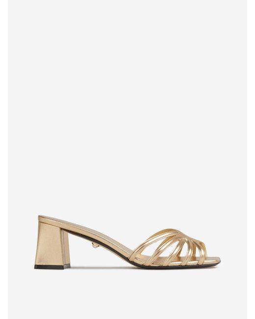 ALEVI Natural Laya Heeled Sandals