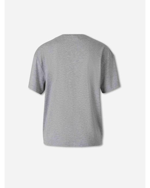 Totême  Gray Short Sleeve T-Shirt