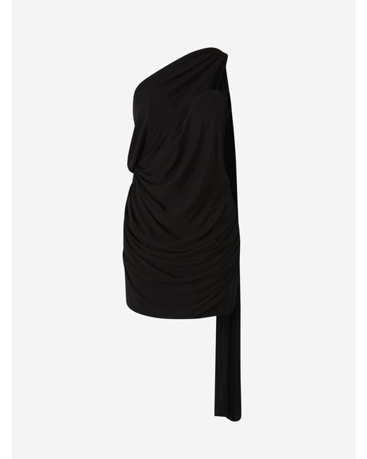 Cult Gaia Black Meerjungfrau-Minikleid