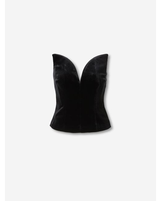 Roland Mouret Black Top Sweetheart