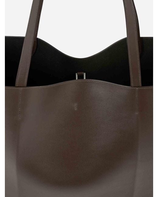 Totême Black Roam Tote Bag