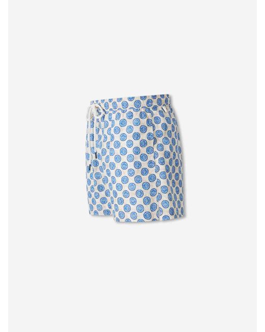 Santa Eulalia Blue Printed Swimsuit for men