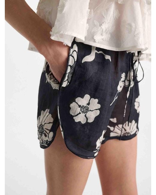 Dorothee Schumacher Blue Floral Daydream Shorts