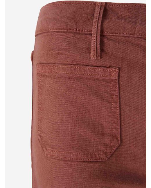 Mother Brown Jeans Patch Pocket