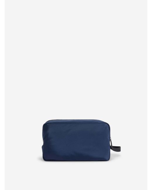 DSquared² Blue Heritage Polyester Toiletry Bag for men