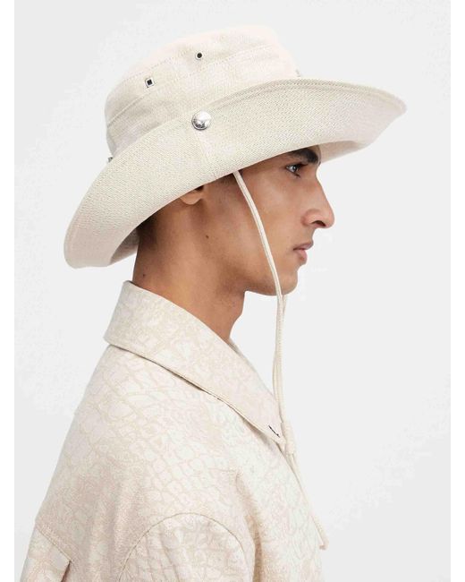 Jacquemus White Hat Le Bob De-Nîmes for men