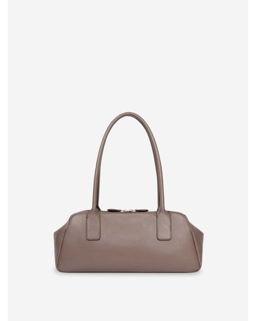 Courreges White Medium Strip Bag