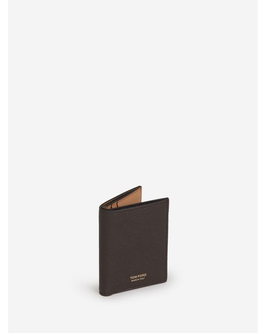 TOM FORD Money Clip Leather Wallet - Farfetch