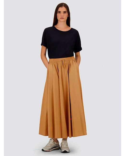 Herno Natural Stretch Midi Skirt