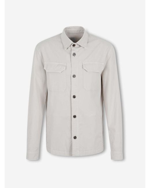 richard j. brown White Fred Overshirt for men
