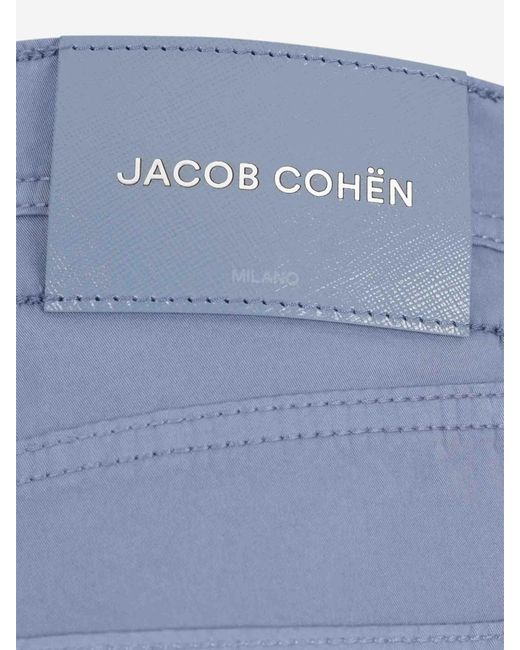 Jacob Cohen Blue Straight Bermuda Shorts for men