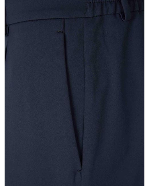 Berwich Blue Straight Cargo Pants for men
