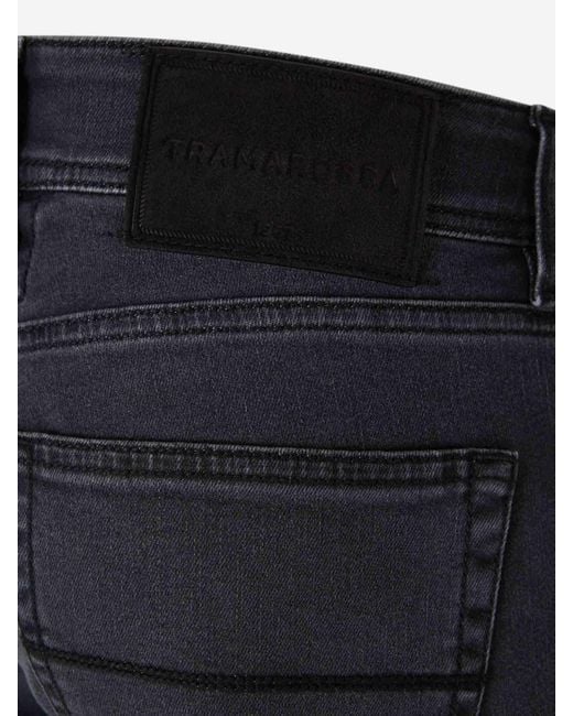 Tramarossa Blue Straight Jeans for men