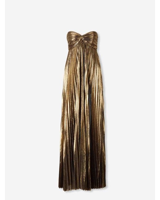 Abito Maxi Zoa di retroféte in Metallic