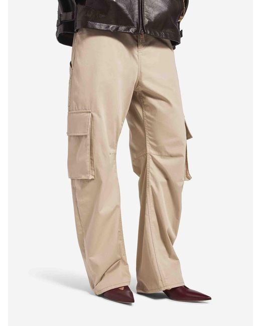 Balenciaga Natural Cargo Straight Trousers