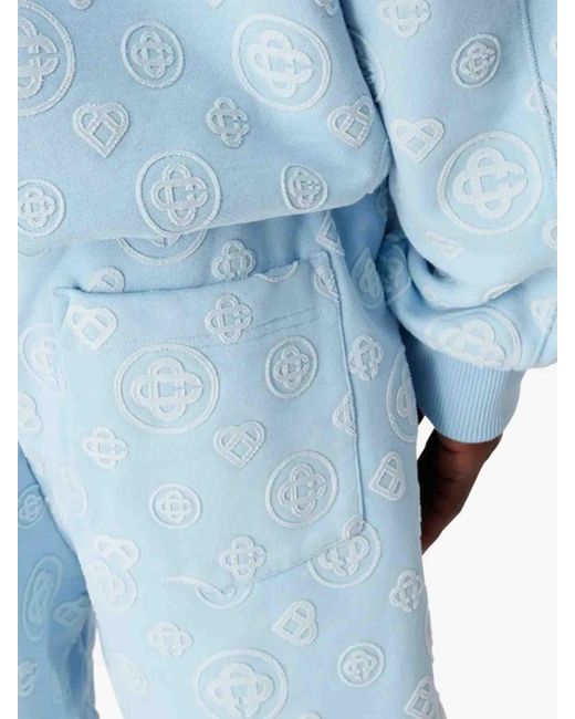 Casablanca Blue Bermuda Logo for men