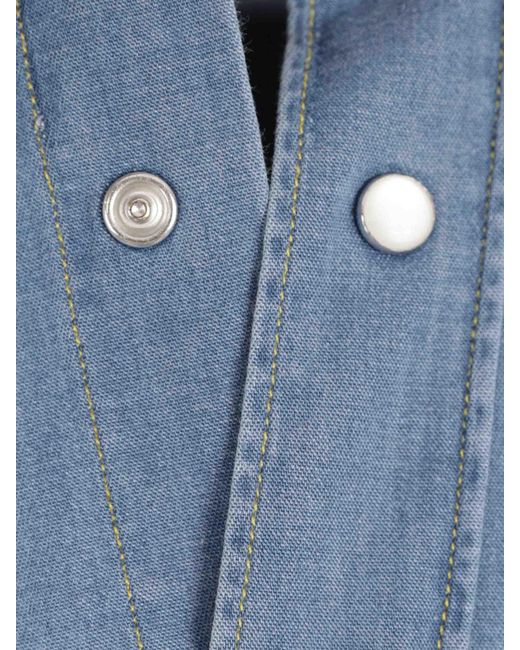 Santa Eulalia Blue Denim Shirt for men