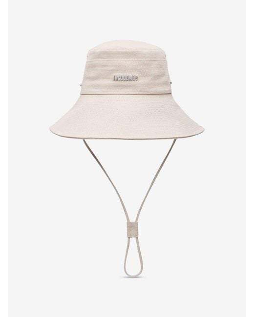 Jacquemus Natural Denim Fisherman Hat for men