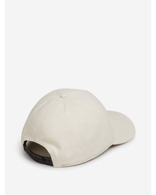 Gorra Algodón Logo Palm Angels de hombre de color White