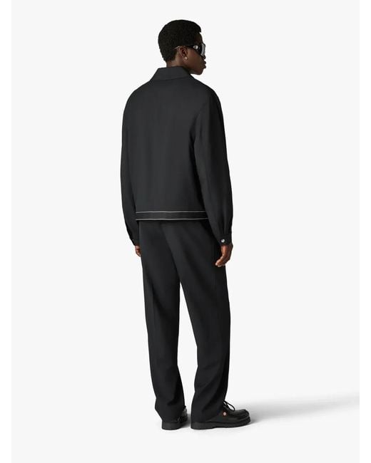 Casablanca Black Tailored Sports Jacket for men