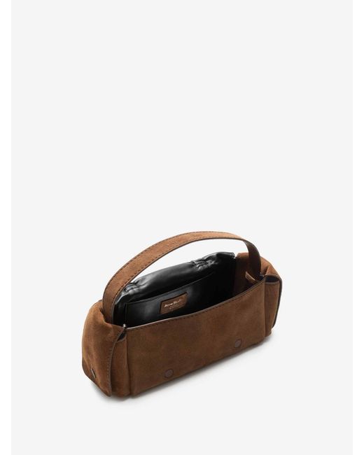 Acne Brown Suede Multipocket Bag