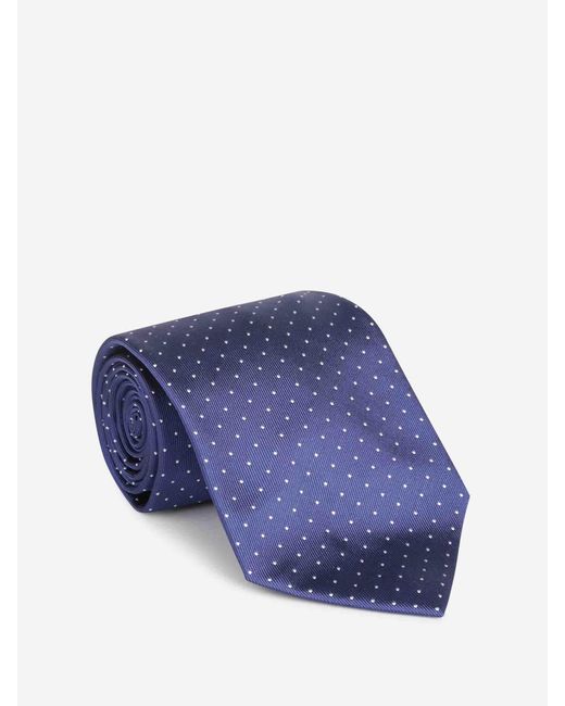 Petronius Blue Polka Dot Tie for men