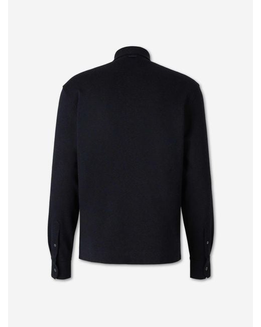 Polo Algodón Zegna de hombre de color Blue