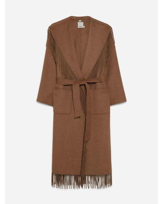 Jonathan Simkhai Brown Carrie Long Coat
