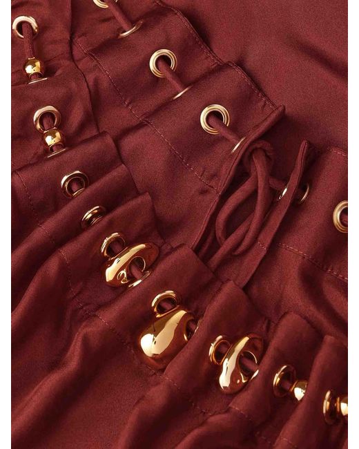 Zimmermann Beaded Gathered Blouse