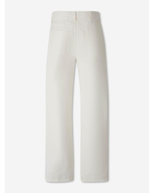 PT Torino White Straight Jeans for men