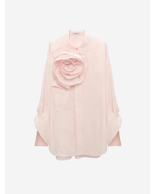 Dorothee Schumacher Pink Plain Flower Shirt