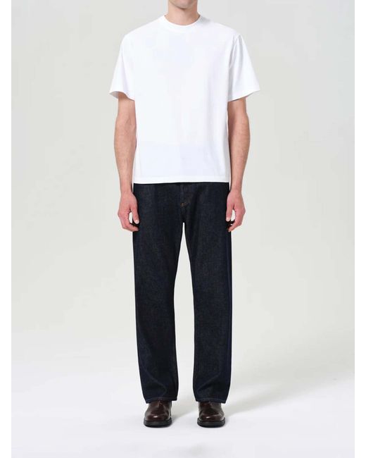 Agolde Blue Magnus Wide Leg Jeans for men