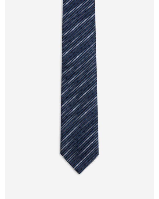 Brioni Blue Textured Tie for men