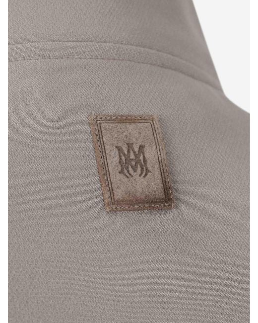 Amiri Gray Polyester Casual Jacket for men