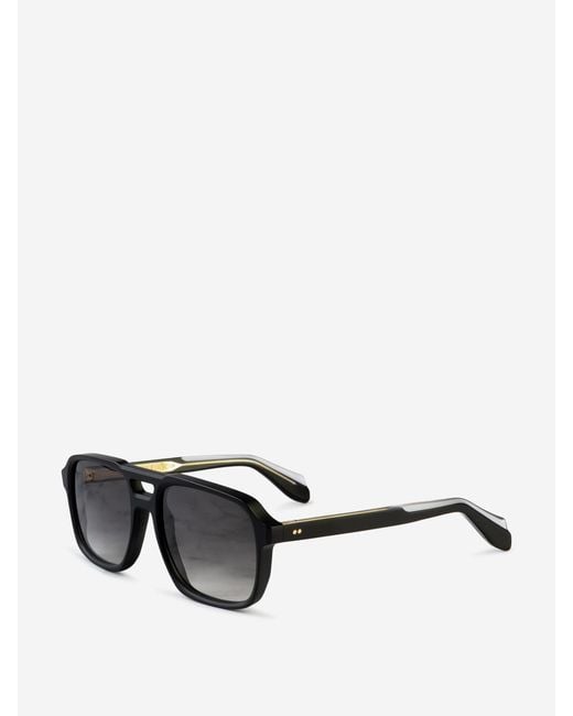 Cutler & Gross Black Sunglasses 1394 Aviator for men