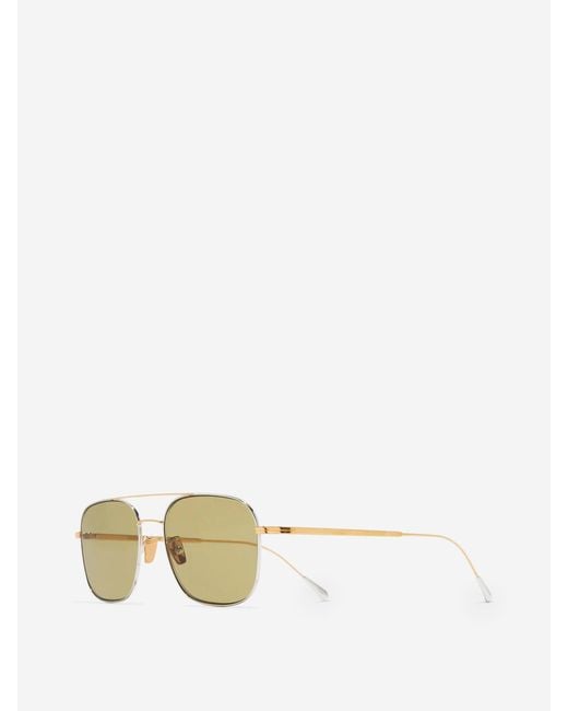 Cutler & Gross Metallic Sunglasses 0003 Aviator for men