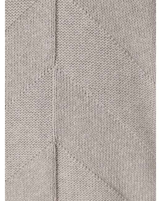 Pull À Col En V Canali pour homme en coloris Brown