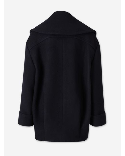 Altuzarra Blue Short Wool Coat