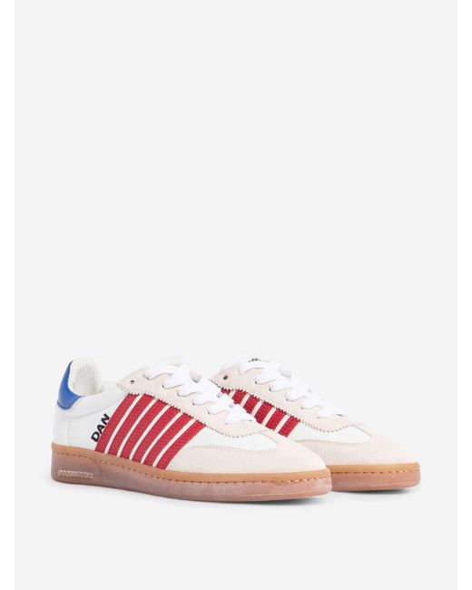 DSquared² Pink Boxer Sneakers for men